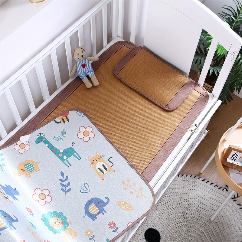 Cooling mat, double-sided silk set for kindergarten, summer mattress for students