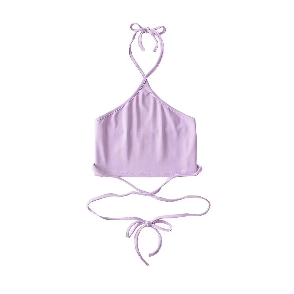 Halter Neck Cropped Top - Color Option 8