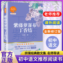 紫藤萝瀑布丁香结正版宗璞散文精选集 初中语文配套阅读书籍必读