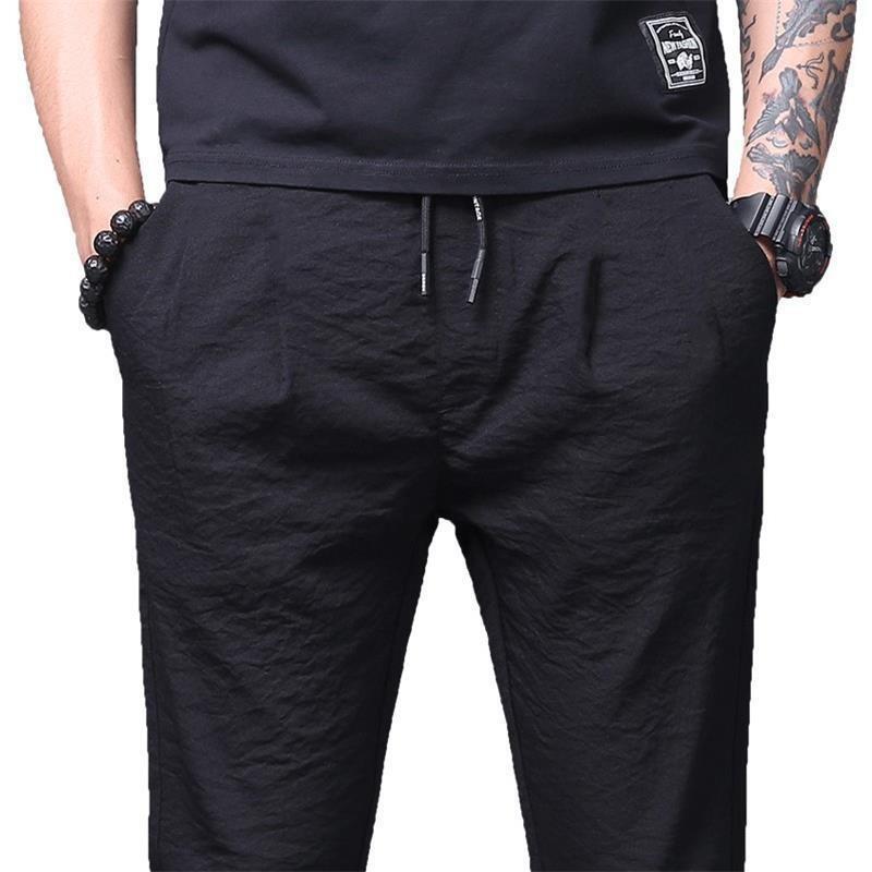 Casual Pants Summer Spring Autumn Men's Long Pants Large Size Boxer Pants Work Sports Pants Men's Clothing Cross-Border Foreign Trade