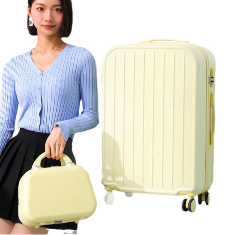 Maleta de tracción para hombres de viaje contraseña maleta de cuero de gran capacidad maleta para mujeres nuevo color gradiente estudiantes de alto valor facial
