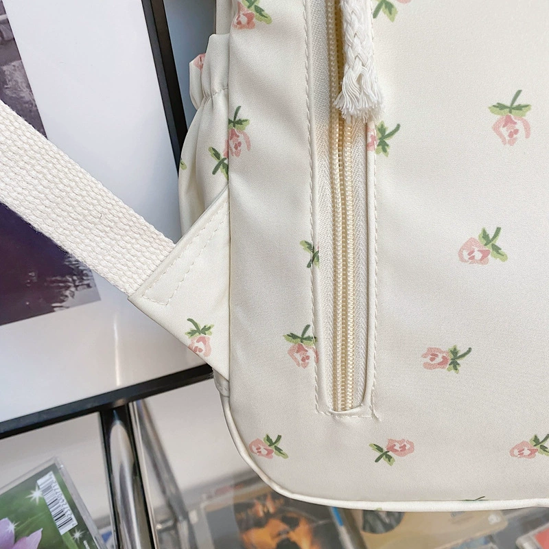 Commercial Super Senior Soft Girl Girl Backpack Tide Tide Flower School Bag Middle School Student Travel Backpack Wholesale