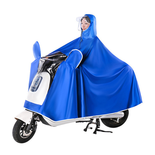 New motorcycle and electric bike raincoat, full-body thick Oxford cloth, double raincoat, specifically designed for electric bike, wholesale