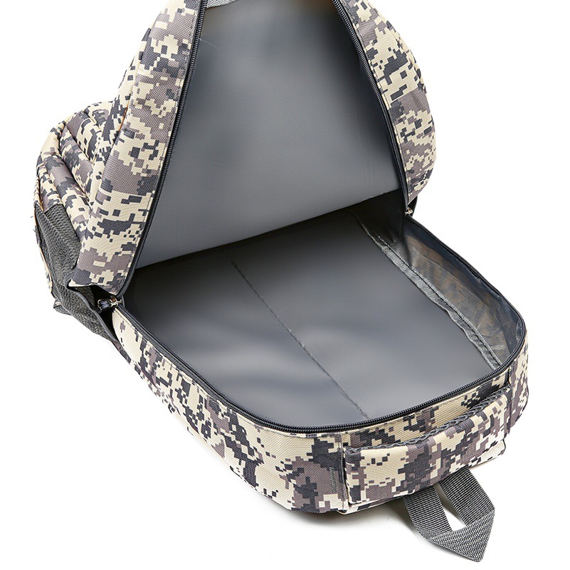 Mochila deportes camuflaje hombres moda estilo coreano portátil viaje mochila nueva gran capacidad moda bolso del alpinismo al aire libre