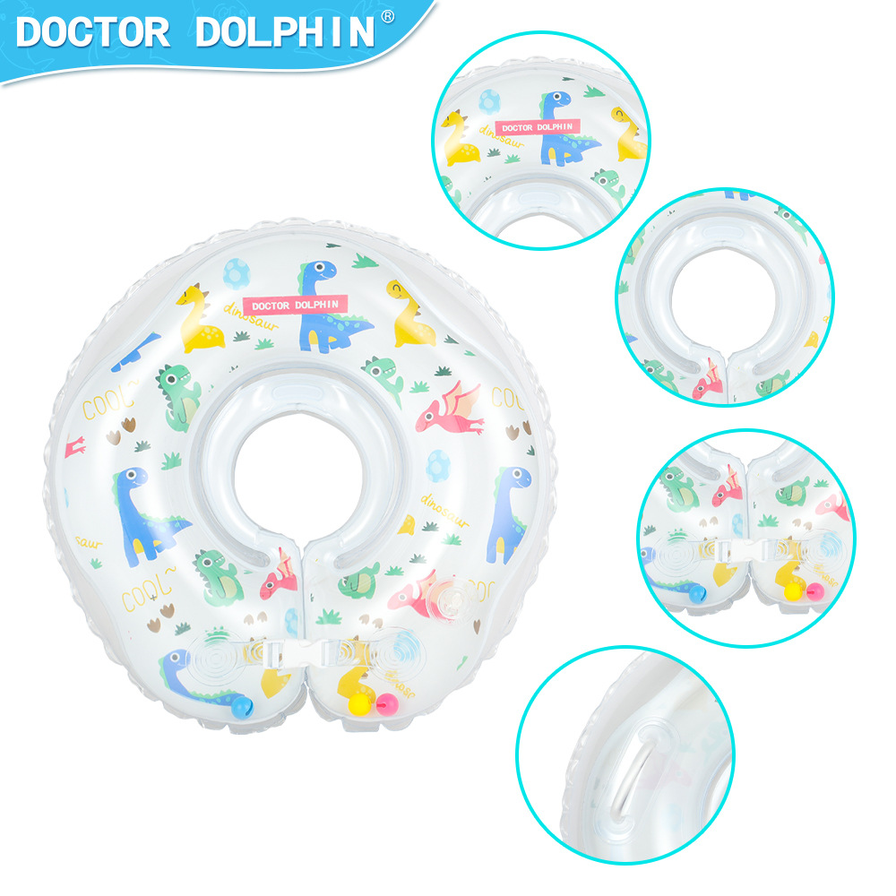 Doctor Dolphin | Bebé cuello inflable bebé natación productos auxiliares madre y niño Museo collar recién nacido