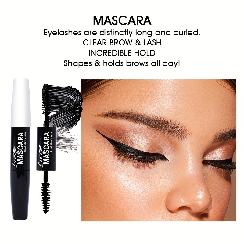 USHAS transfronterizo explotador spot rímel largo impermeable grueso no se desborda, estilo duradero no se quita el maquillaje