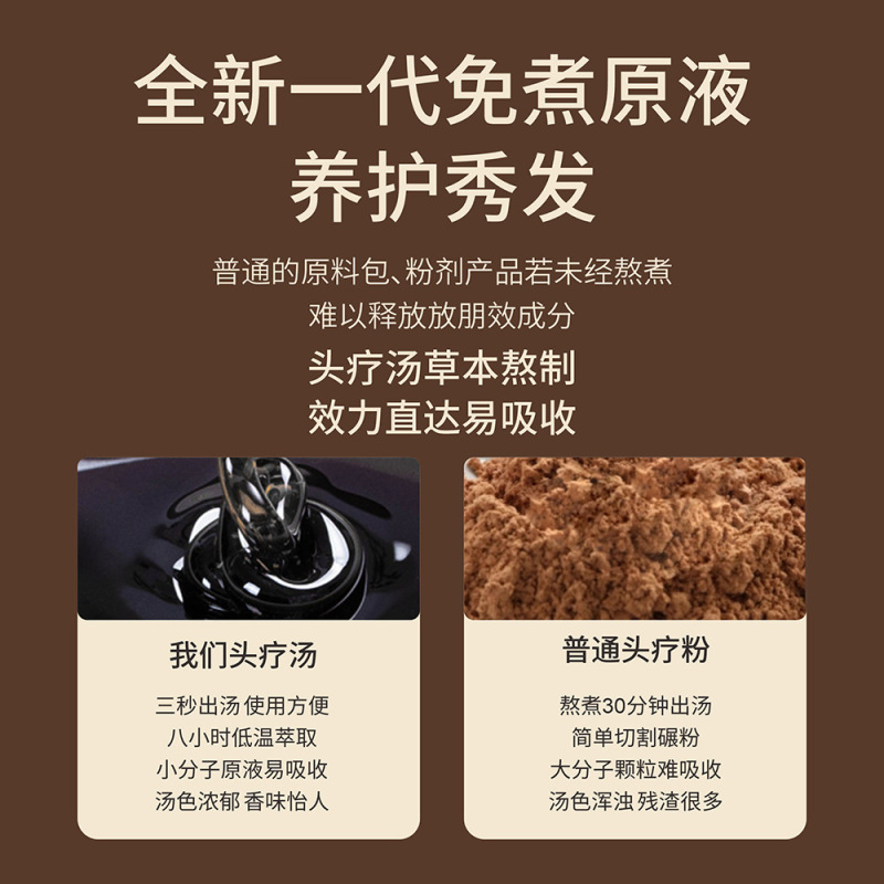 草本の頭の治療のスープは髪を養って髪を洗って卸売りします。|undefined