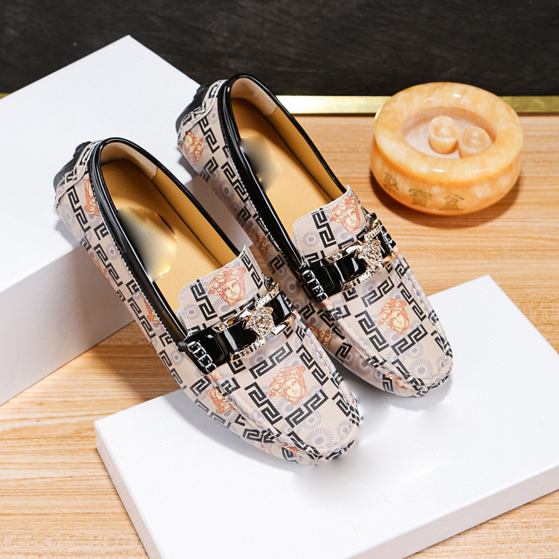 Zapatos Doudou para hombre 2025 nuevos zapatos de cuero para hombre de charol casual de lujo de alta gama zapatos para hombre con personalidad británica de moda para hombre