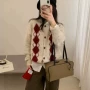撞色新款秋冬跨境毛衣
