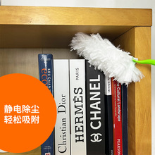 跨境一次性无纺布静电除尘掸加厚扫灰神器鸡毛掸子可伸缩鸡毛禅子