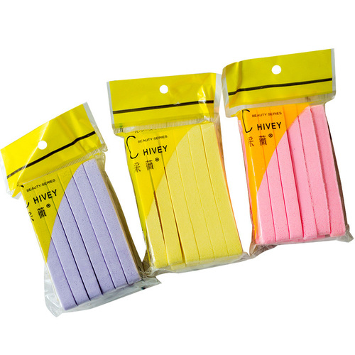 Caiwei compressed facial cleansing sponge PVA sponge cleansing sponge becomes larger when exposed to water Portable compression strip makeup remover cotton wholesale