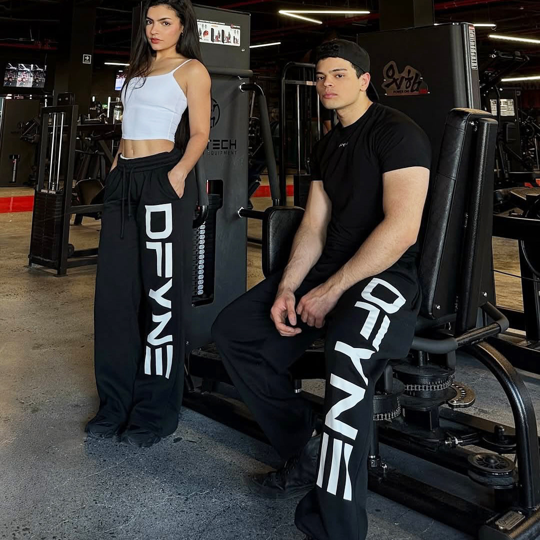 Unisex Sports Pants Loose Fit Slimming Flowy Long Fitness & Body Building New Style_desvips.com