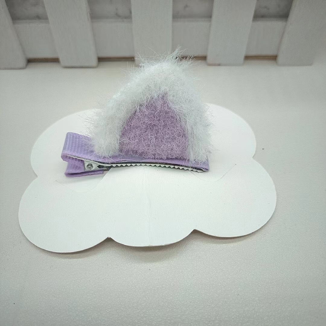 Internet celebridad orejas de gato horquilla super lindo dulce lindo niño peludo flequillo clip princesa clase niños pequeño regalo