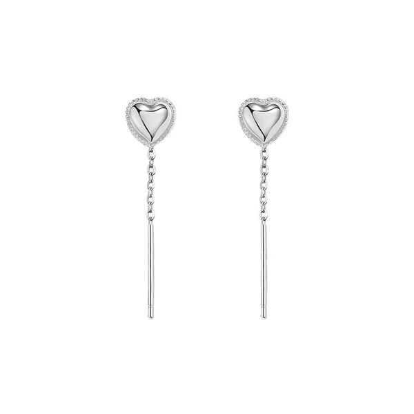 Silver earrings