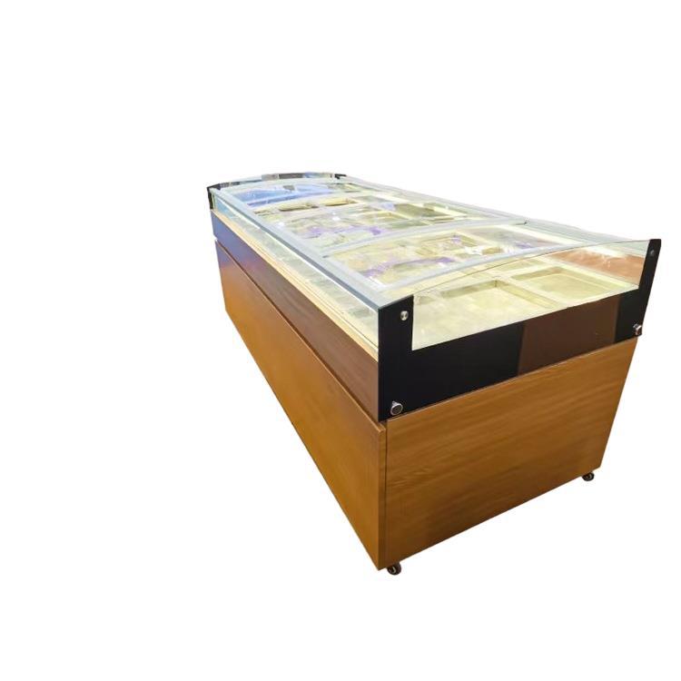 双温熟食柜水果捞保鲜柜冷藏展示柜凉菜沙拉直冷冰柜冰箱商用台式