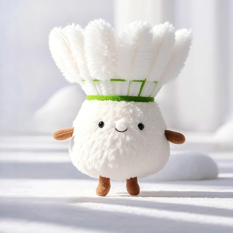 かわいいバドミントン人形のペンダント、かわいいぬいぐるみ、ぬいぐるみペンダント、人形ギフト、誕生日プレゼント|undefined