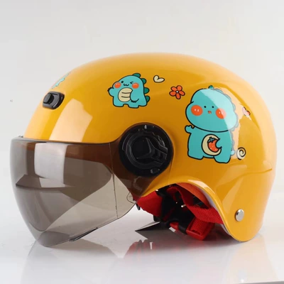 four seasons, Motorcycle Safety Supplies - yellow-dinosaur-tea-short-lens