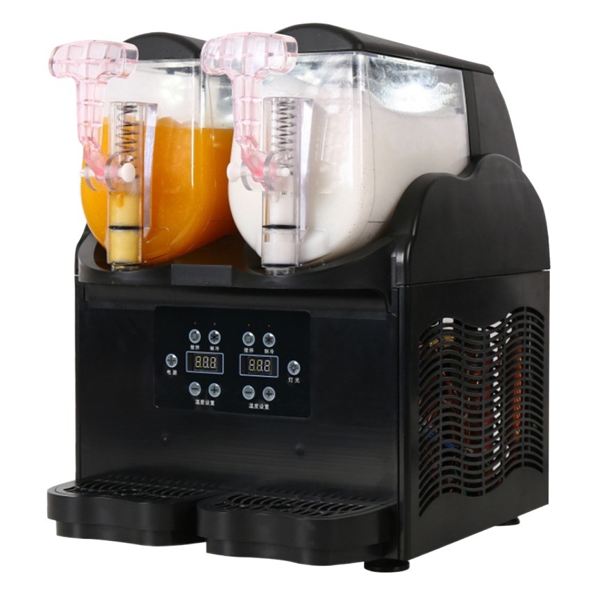 Máquina de fusión de nieve pequeña comercial de doble cilindro 3L * 2