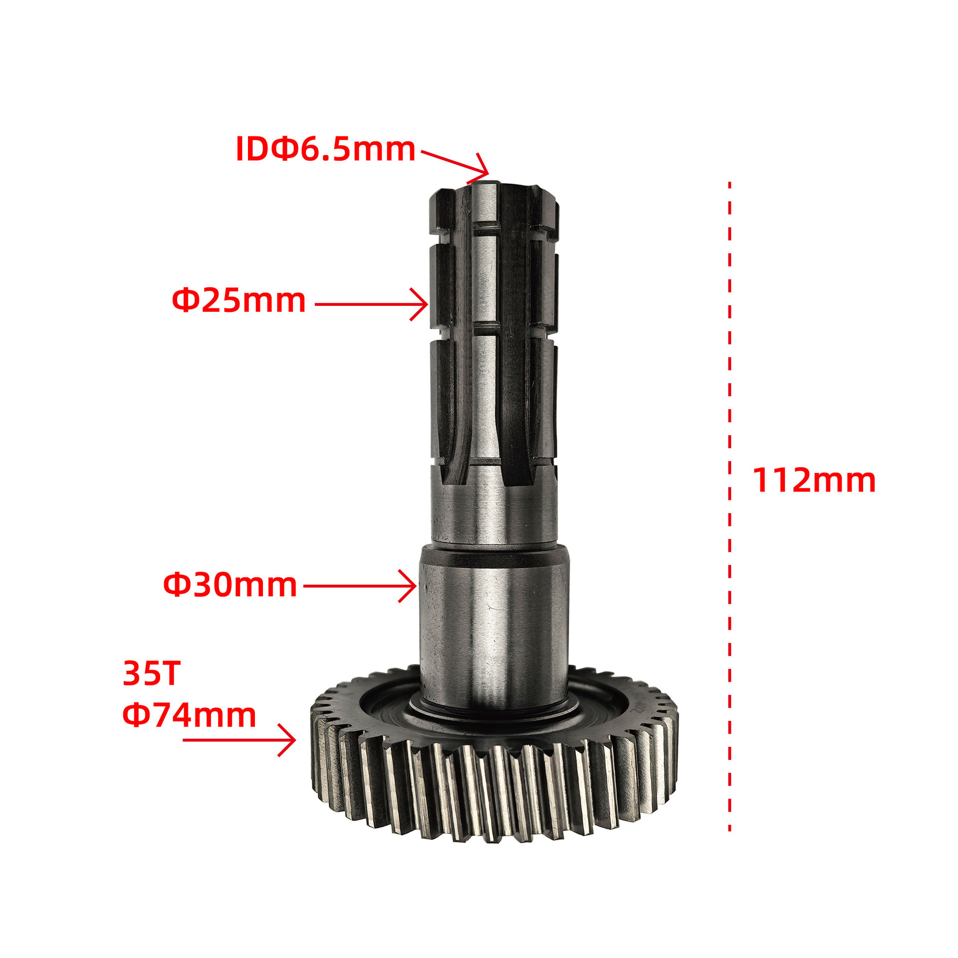 Atv Go-Kart Reverse Gear Engine Parts Atv-150/180/200 Output Shaft 35T40T112Mm
