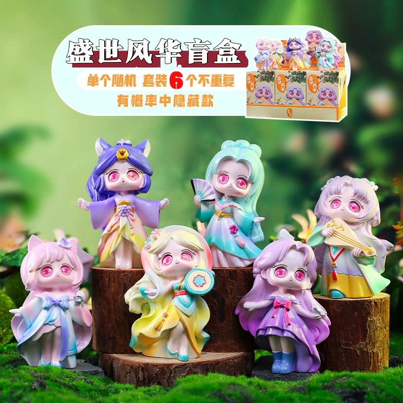 Неизвестная коробка смолыFigure (Kawai) Волшебная девочка Коллекция, случайный мини-набор, различные тематики