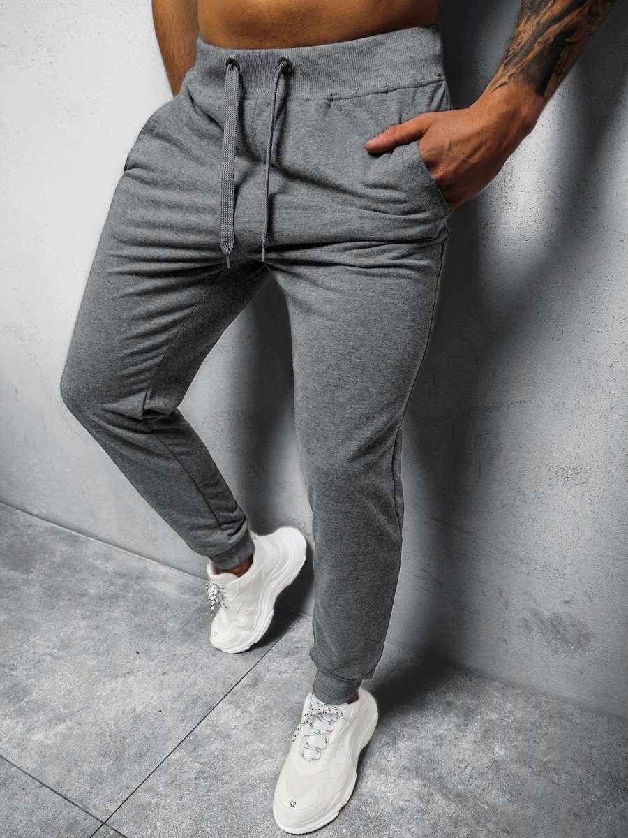 Cross-Border Pantalones deportivos cálidos para hombres Pantalones deportivos de moda casual forrados de lana para hombres Otoño e invierno pantalones cálidos Ventas de fábrica para hombres
