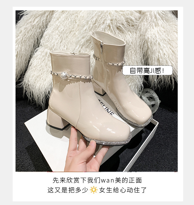 C4501 780K BOOT CỔ THẤP NỮ CANNKTR GÓT VUÔNG MÙA XUÂN THU ĐÔNG PHONG CÁCH HÀN QUỐC GIÀY DÉP NỮ G02 SẢN PHẨM MỚI