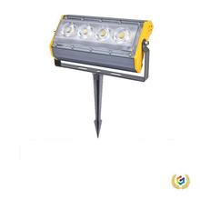 ✅LED户外防水投光灯照明灯四眼庭院外墙广告聚光射灯插地射照树