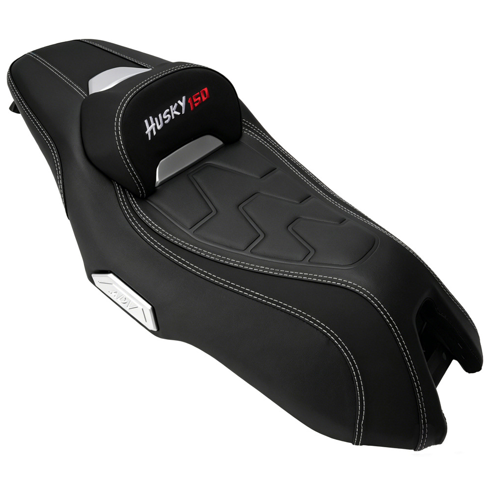 Suitable for Sanyang Husky Adv150 Modified Seat Cushion, Soft Seat with Lumbar Support, Waterproof and Anti-Slip Seat Assembly