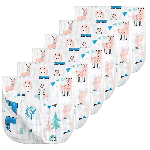 6 toallas de algodón para bebés toallas triangulares ultra suaves absorbibles para niños y niñas Amazon transfronterizas explosión