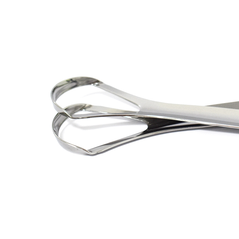 不鏽鋼大開口刮舌器 舌苔清潔器刮舌頭板舌苔刷清潔舌苔口腔工具