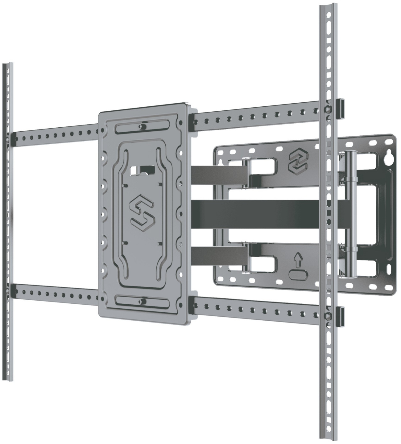 Fabricante al por mayor de 10 - 120 pulgadas televisión universal telescópico colgante oscilante soporte de pared plegable incrustado rotación