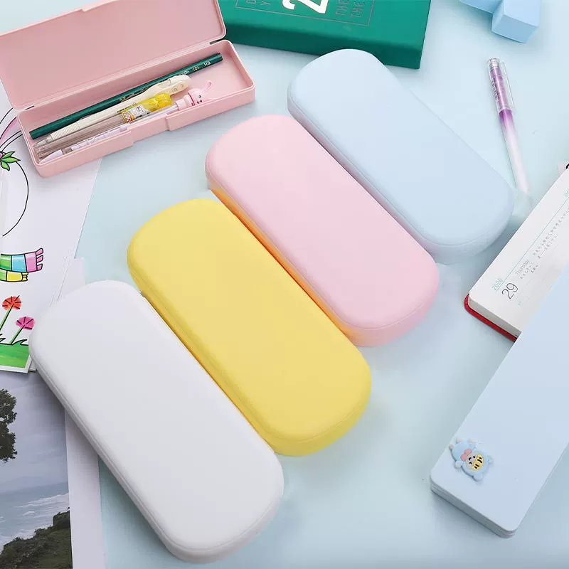 Простой канцелярский чехол портативный пенал канцелярский чехол сумка для хранения канцелярских принадлежностей пенал для учеников начальной и средней школы