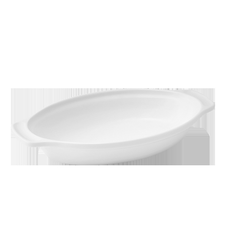 LZ Luxang cerámica de dos orejas platos de arroz, platos de horneado de lazana, molde de horno, platos de horno, platos de horno, platos de horno, platos de horno