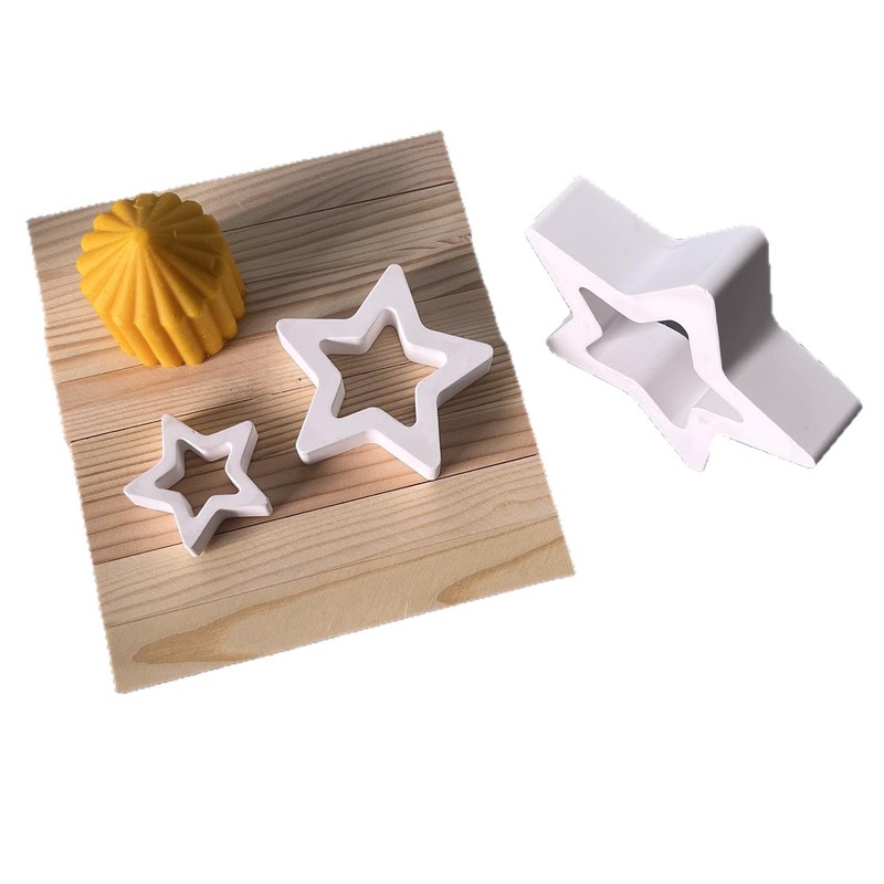 大中小五角星硅胶模具圣诞装饰造型石膏滴胶模具|undefined