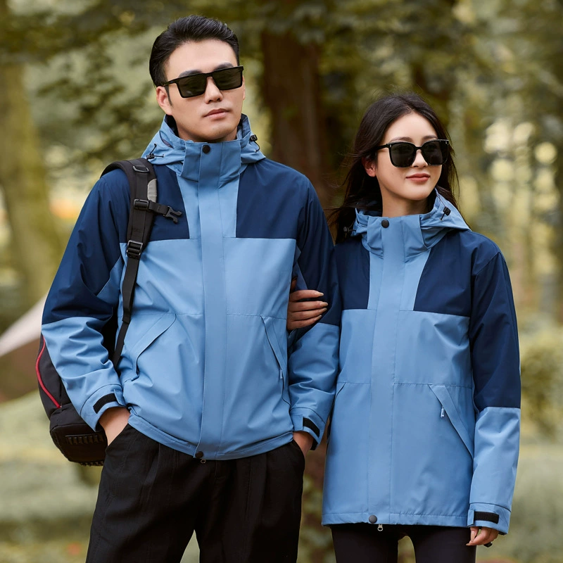 Штурмовая одежда три в одном мужская толстая модель на заказ с логотипом ветрозащитный теплый наружный комбинезон куртка для рекламы