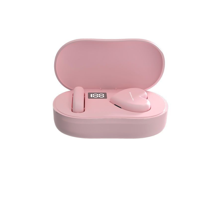 Заводские прямые волосы 2,4 г беспроводного воротника Микрофона в форме сердца Удобное 360 ° вращение короткая видеозапись микрофон