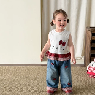 蔗梨童装女童背心吊带夏装2026新款洋气儿童衣服A类婴儿宝宝上衣