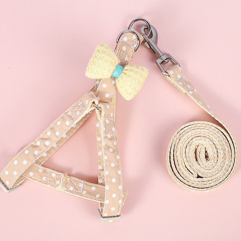 Walking Vest Type Anti-Escape Leash Cat Chain Teddy Small Dog Collar Pet Supplies_voghion.com