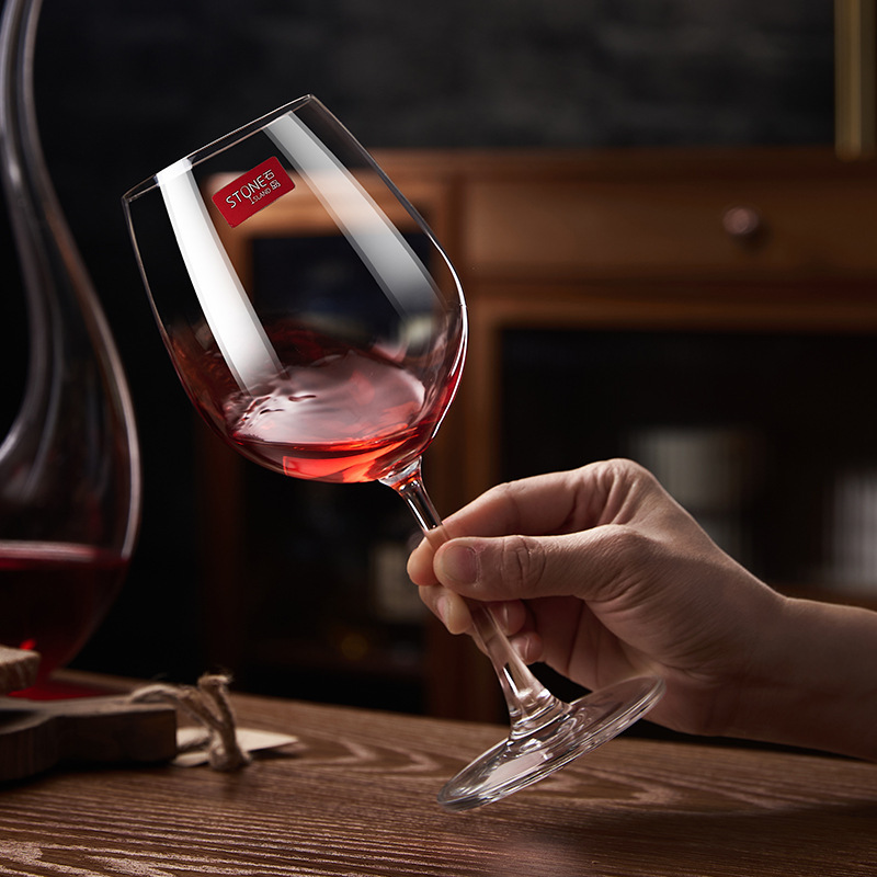 Marca Shidao Copa de vino tinto de vidrio de cristal para el hogar Copa de vino Copa de vino Copa de vino Marca de primera clase Logotipo impreso