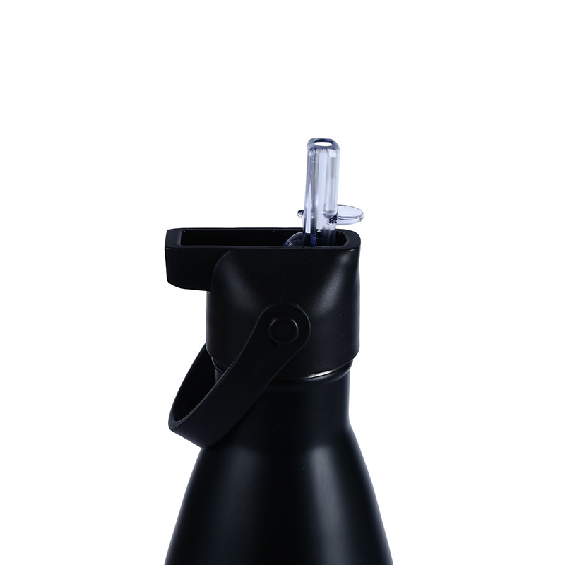 Botella de agua portátil botella de cola americana 304 termo de acero inoxidable taza tapa de paja taza de agua al aire libre al por mayor