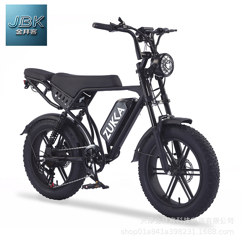 Off-road ebike 20inch lithium battery snow fat tire electric assist mountain bike for adults, racing, long range