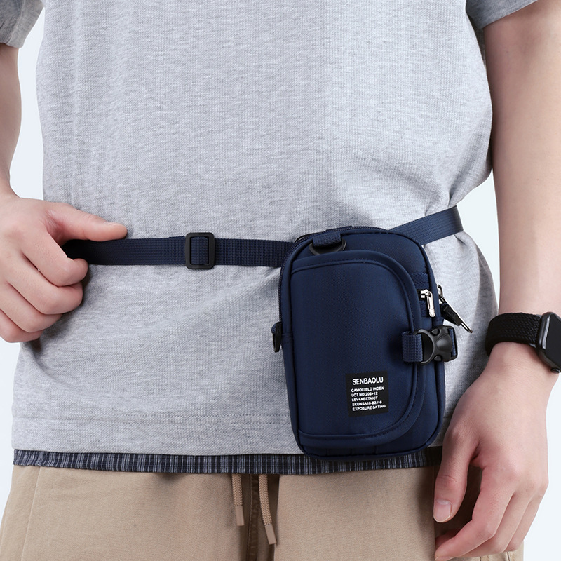 Cangurera y Bandolera Multifuncional para Hombre de Poliéster, Resistente al Desgaste, para Viajes