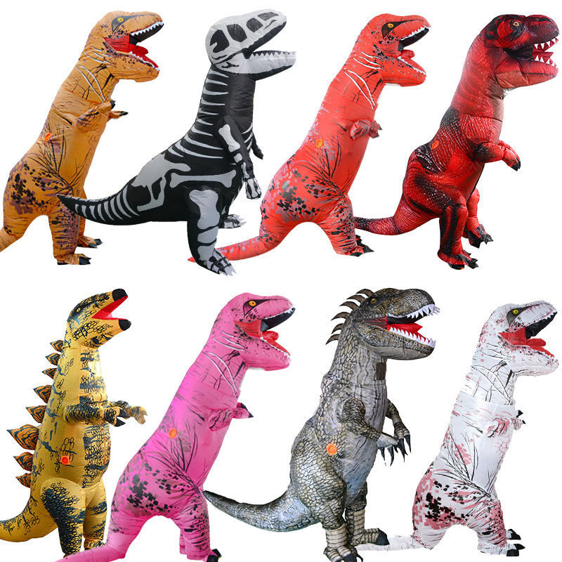 inflation clothes dinosaur Funny Cartoon Mounts doll Adult Child With children Tyrannosaurus Rex suit