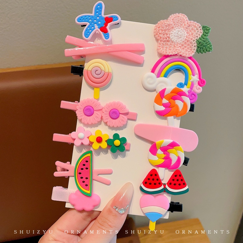 Bebé no duele el pelo del pelo fetal clip de pelo accesorios para el cabello hembra infantil clip de pelo niños horquilla accesorios pequeña princesa bebé tocado