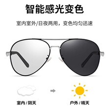 暴龙偏光墨镜男司机日夜二用太阳镜变色夜视镜钓鱼开车霸气驾驶眼