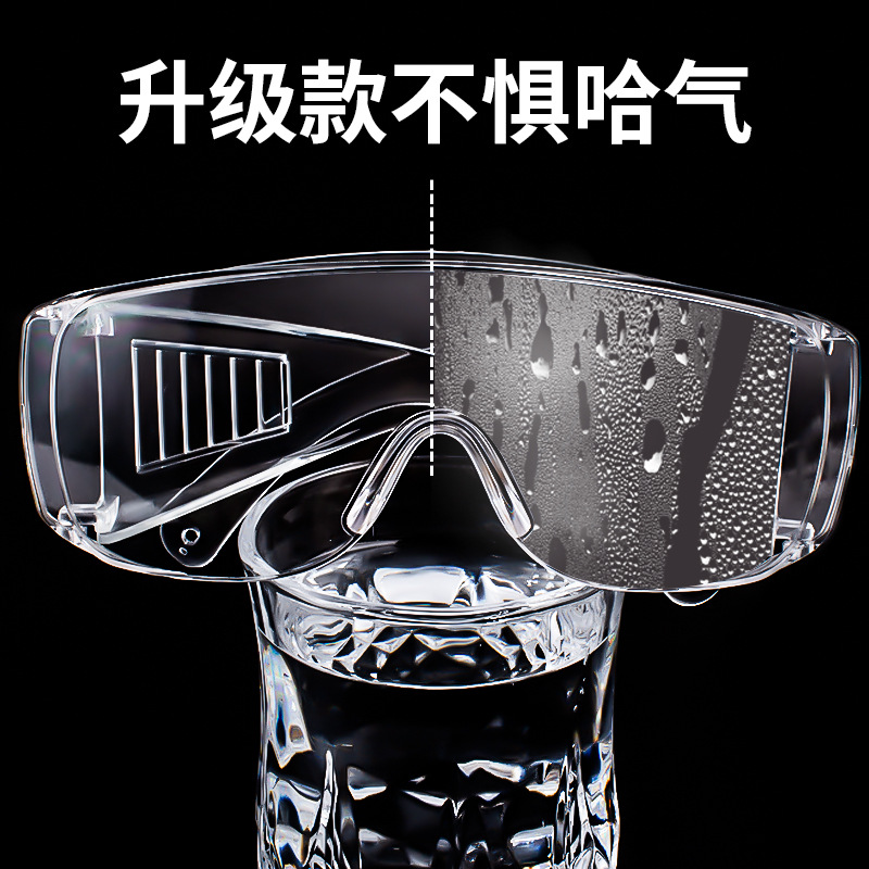 Goggles, Windproof, Sandproof, Fogproof, Cycling, Dustproof, Windproof, Transparent, Men's and Women's Labor Protection, Anti-Splash, Anti-Droplet Protective Glasses