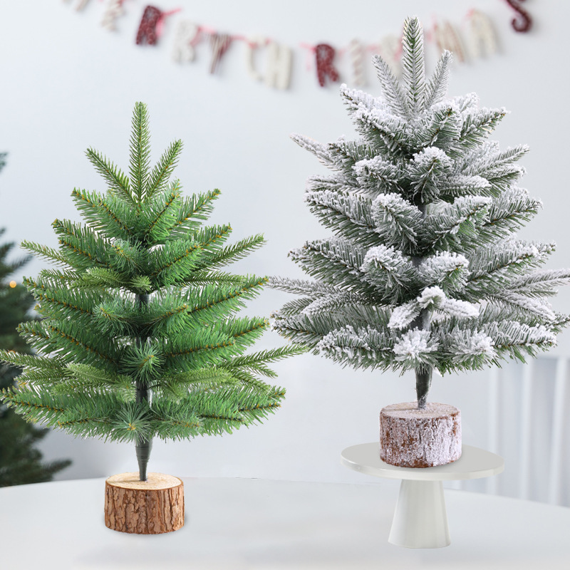 2025 新しい小さなクリスマスツリークリスマス装飾デスクトップ装飾品シーンレイアウトホームミニシミュレーションツリー|undefined