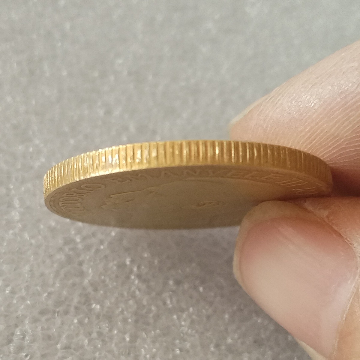 工場価格直売イタリア50 lire1911黄銅の金記念貨幣