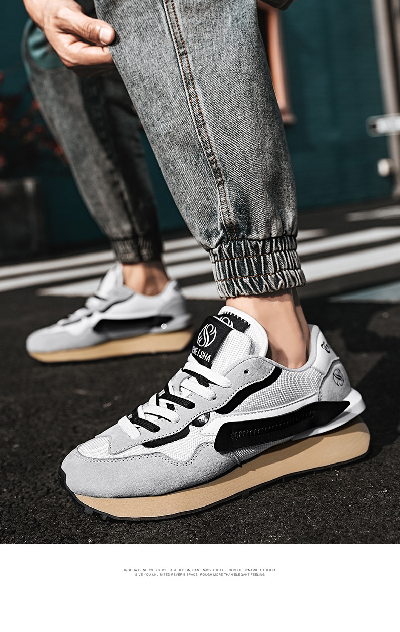 Herren Arbeitsschuhe Sneakers Synthetik Leicht zu reinigen Strapazierfähige Schuhe Sneakers_voghion.com