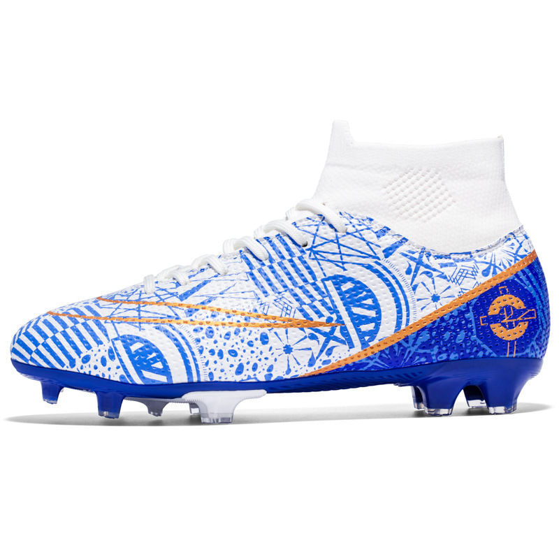 Nuevos zapatos de fútbol juveniles transfronterizos al aire libre para estudiantes de primaria y secundaria, botas de fútbol para hombres y mujeres.